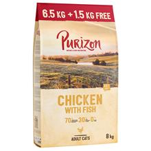 Bild Purizon Adult Chicken & Fish - 6,5 + 1,5 kg på köpet!