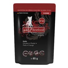 Bild catz finefood Purrrr Pouch 8 x 85 g - No. 103 kyckling