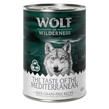 Bild Ekonomipack: Wolf of Wilderness The Taste Of 12 x 400 g - The Taste Of The Mediterranean