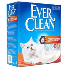 Bild Ever Clean® Fast Acting Odour Control Clumping kattsand - Ekonomipack: 2 x 6 l