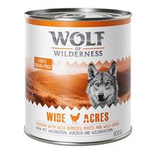 Bild Wolf of Wilderness 6 x 800 g NY! Wide Acres - Chicken