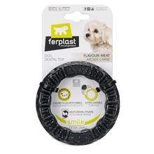 Bild Ferplast Smile tuggring, svart - Stl. XS: Ø 8,5 x H 1,7 cm