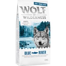 Bild Wolf of Wilderness Adult Blue River - Free Range Chicken & Salmon - Ekonomipack: 2 x 12 kg