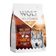 Bild 1 kg Wolf of Wilderness till sparpris! - Adult Soft Wide Acres - Chicken