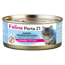 Bild Ekonomipack: Feline Porta 21 24 x 156 g - Tonfisk med skarpsill - spannmålsfritt