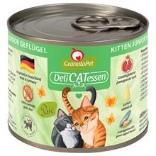 Bild Ekonomipack: GranataPet DeliCatessen 24  x 200 g - Kitten fågel