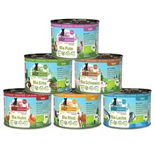 Bild Provpack: 6 x 200 g catz finefood Bio - Blandpack I (6 sorter)