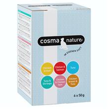 Bild Cosma Nature i portionspåse 6 x 50 g  - Blandpack (6 sorter)