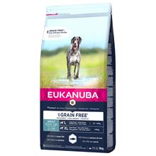 Bild Eukanuba Grain Free Adult Large Dogs Salmon - Ekonomipack: 2 x 12 kg