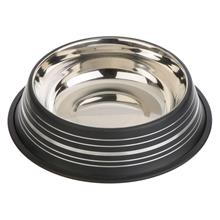 Bild Silver Line hundskål i rostfritt stål, mattsvart - 200 ml, Ø 15 cm