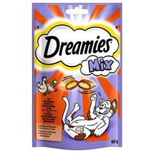 Bild Ekonomipack: Dreamies Cat Treats 6 x 60 g - Mix Kyckling & anka (6 x 60 g)