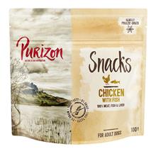 Bild Purizon Snack Chicken & Fish - Grain Free - Ekonomipack: 3 x 100 g