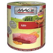 Bild Ekonomipack: MAC's Cat våtfoder 12 x 800 g - Nötkött