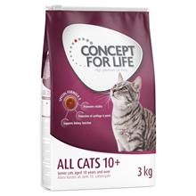 Bild Concept for Life All Cats 10+ - förbättrad formel! - 3 kg