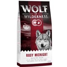 Bild Ekonomipack: 2 x 12 kg Wolf of Wilderness hundmat Ruby Midnight