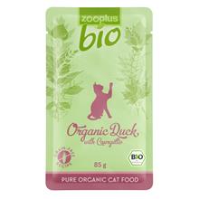 Bild Ekonomipack: zooplus Bio 24 x 85 g - Eko-anka med eko-zucchini