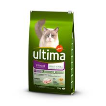 Bild Ultima Cat Sterilized Hairball - Ekonomipack: 2 x 7,5 kg
