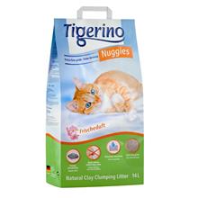 Bild 2 x 14 liter till sparpris! Tigerino Nuggies kattströ - Ultra Fresh Scent (fina korn)