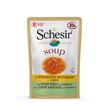 Bild Ekonomipack: Schesir Cat Soup 12 x 85 g - Vild tonfisk och pumpa