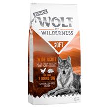 Bild Wolf of Wilderness Senior Soft - Wide Acres - Chicken - Ekonomipack: 2 x 12 kg