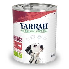 Bild Yarrah Organic Chunks Kyckling & nötkött - 6 x 820 g