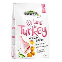 Bild Greenwoods Turkey with Sweet Potato, Peas & Pumpkin Ekonomipack: 3 x 3 kg