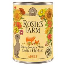 Bild Rosie's Farm Sommar Edition Lamb & Chicken Ekonomipack: 24 x 400 g
