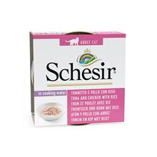 Bild Schesir Natural med ris 6 x 85 g - Tonfisk & kyckling med ris