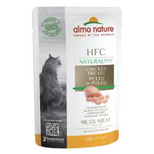 Bild Ekonomipack: Almo Nature HFC Natural Plus 24 x 55 g - Kycklingbröst