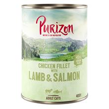 Bild Purizon Adult - Grain Free 24 x 400 g - Kycklingfilé med lax & lamm