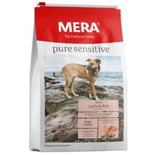 Bild Ekonomipack: 2 x 12,5 kg MERA hundfoder pure sensitive Adult Lax & ris (2 x 12,5)
