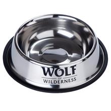 Bild Wolf of Wilderness halksäker rostfri hundskål - Sparset: 2 x 850 ml, Ø 23 cm