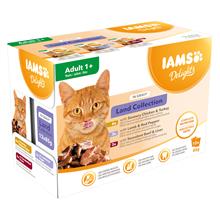 Bild IAMS Delights Adult i sås 12 / 24 x 85 g - Land Mix 12 x 85 g