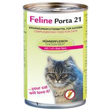 Bild Feline Porta 21 6 x 400 g - Kyckling med aloe - spannmålsfritt