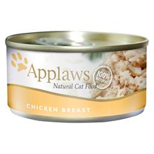 Bild Applaws provpack: Torr- och våtfoder - 2 kg Adult Chicken & Duck + 6 x 156 g Kycklingbröst