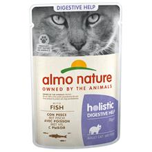 Bild Almo Nature Holistic Digestive Help portionspåse - 12 x 70 g med fisk