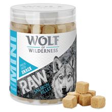 Bild Wolf of Wilderness - RAW Snacks i ekonomipack! NY: Mini Laxfilé (200 g)