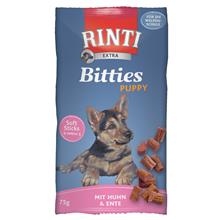 Bild RINTI Extra Bitties Puppy  - 12 x 75 g Kyckling & anka