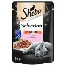 Bild Sheba 12 x 85 g portionspåsar - Selection in Sauce med lax