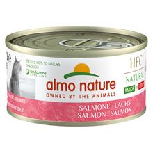 Bild Ekonomipack: Almo Nature HFC Natural Made in Italy 24 x 70 g - Lax