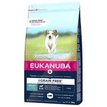 Bild Eukanuba Grain Free Adult Small / Medium Breed Salmon - Ekonomipack: 2 x 3 kg