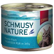 Bild Ekonomipack: Schmusy Nature Fish 24 x 185 g - Tonfisk Pur