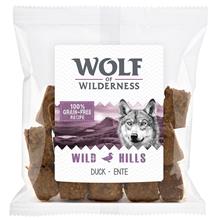 Bild Ekonomipack: 3 x 180 g Wolf of Wilderness - Wild Bites Snacks - Wild Hills - Duck