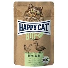 Bild Ekonomipack: Happy Cat Bio Pouch 12 x 85 g - Eko-kyckling