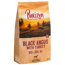 Bild Ekonomipack: Purizon hundfoder 2 x 12 kg - Adult Black Angus Beef & Turkey - Grain Free