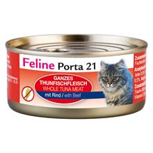 Bild Feline Porta 21 6 x 156 g - Tonfisk med nötkött - spannmålsfritt