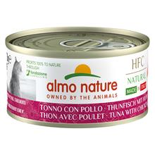 Bild Almo Nature HFC Natural Made in Italy 6 x 70 g - Tonfisk & kyckling
