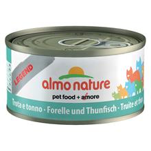 Bild Superblandpack: 24 x 70 g Almo Nature Legend och 6 x 70 g Cosma Nature! - Öring & tonfisk + Cosma Nature provpack