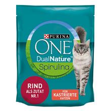 Bild Purina ONE Dual Nature Sterilized Nötkött med spirulina - 1,4 kg