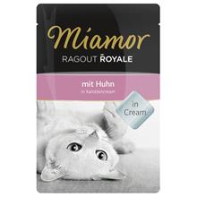 Bild Blandat ekonomipack: Miamor Ragout Royale 48 x 100 g - Multi-Mix Cream (Lax, kalv, anka & kyckling)